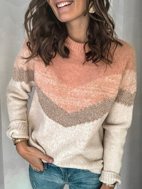 Casual Yarn/Wool Yarn Sweater