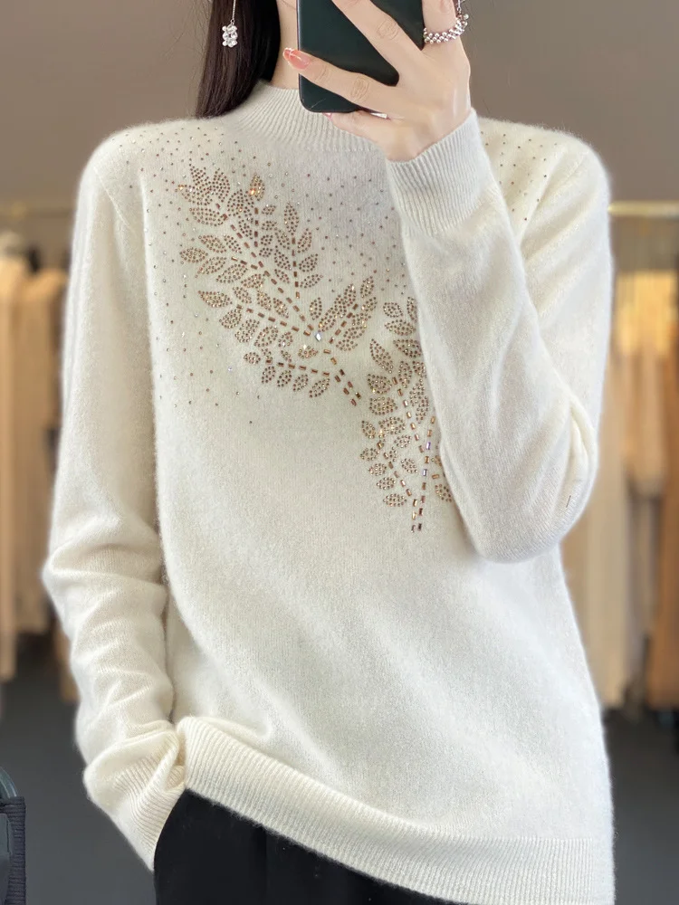 Hot Drilling Casual Plain Sweater