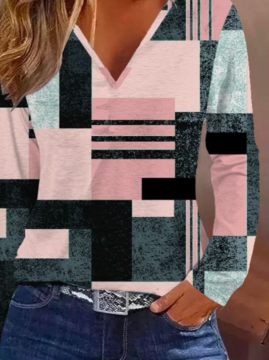 Casual Abstract Graphic T-Shirt