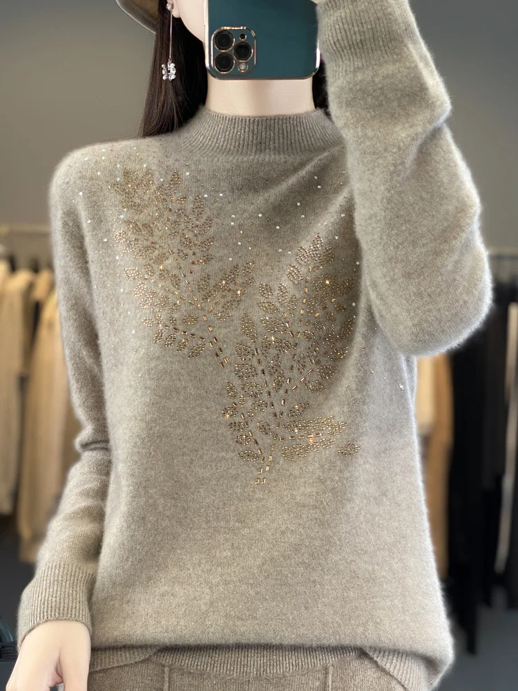 Hot Drilling Casual Plain Sweater