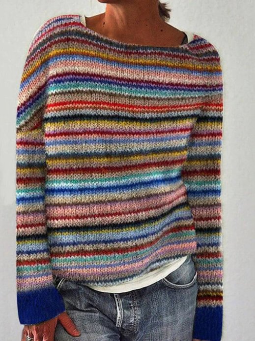 Casual Loose Crew Neck Sweater