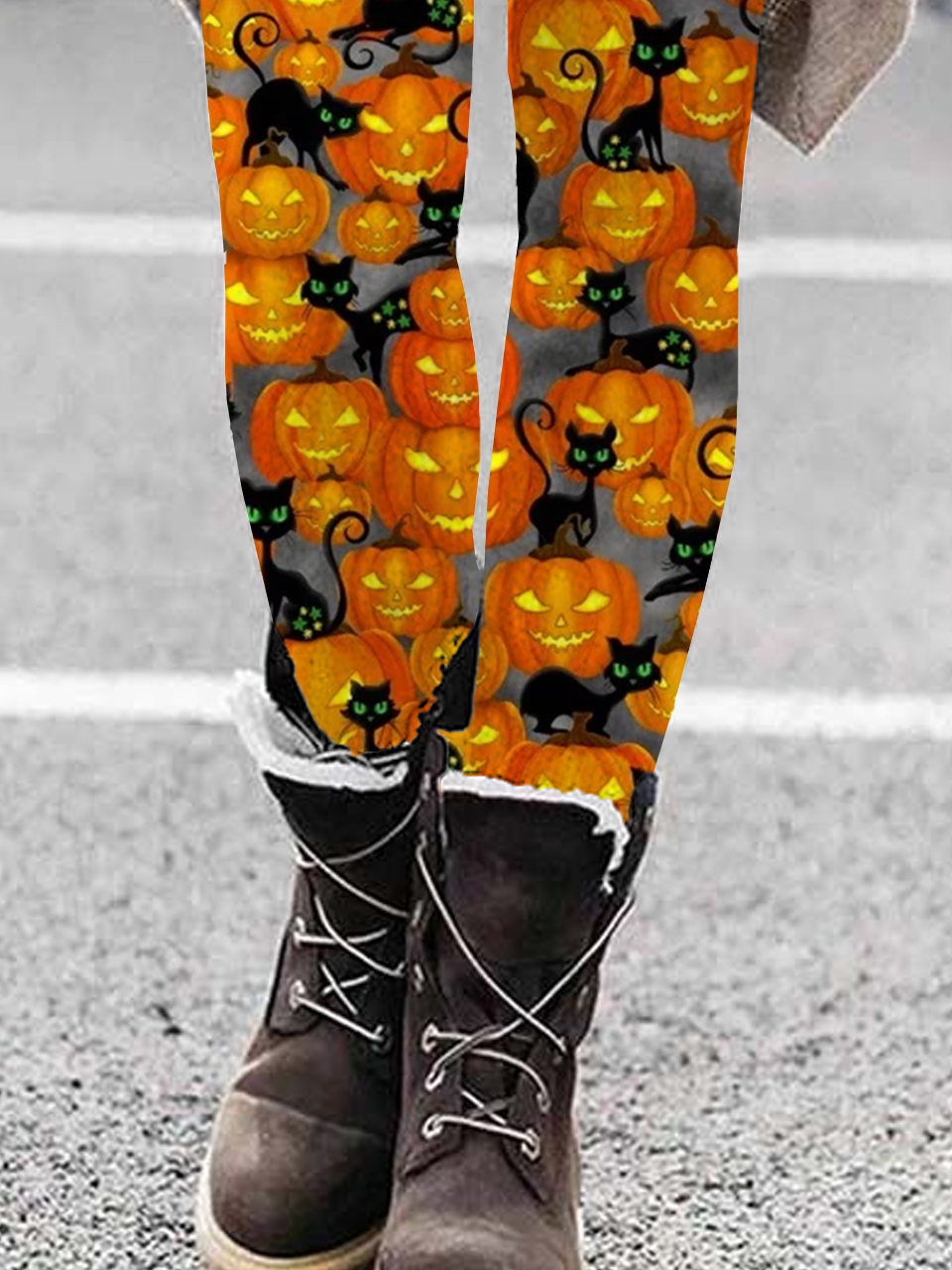 Casual Jersey Tight Halloween Leggings