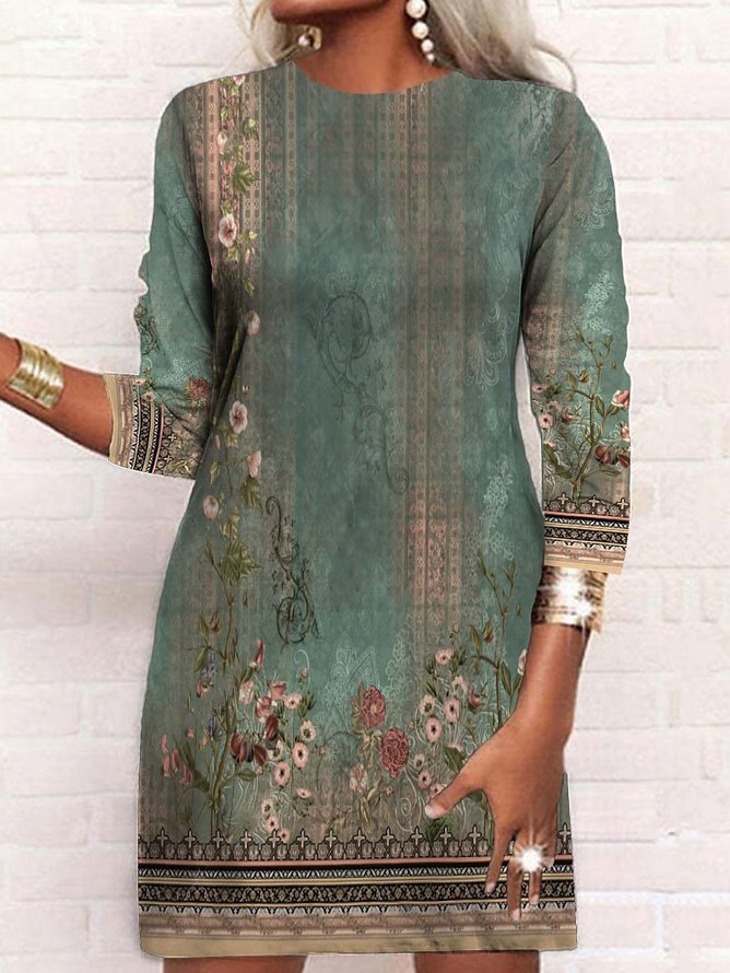 Casual Ethnic Regular Fit Dress