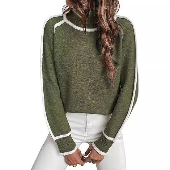 Turtleneck Wool/Knitting Casual Sweater