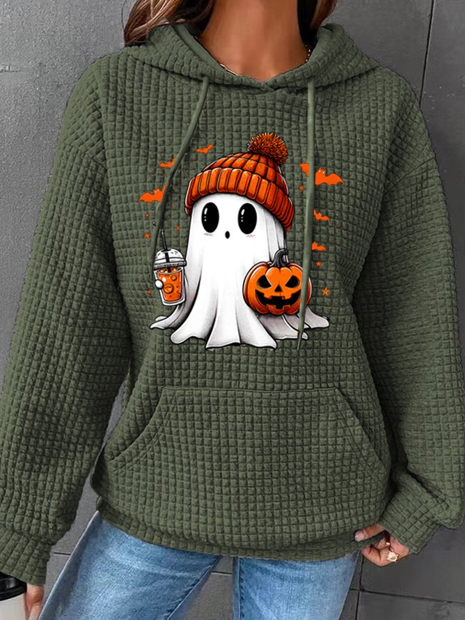 Casual Halloween Loose Hoodie