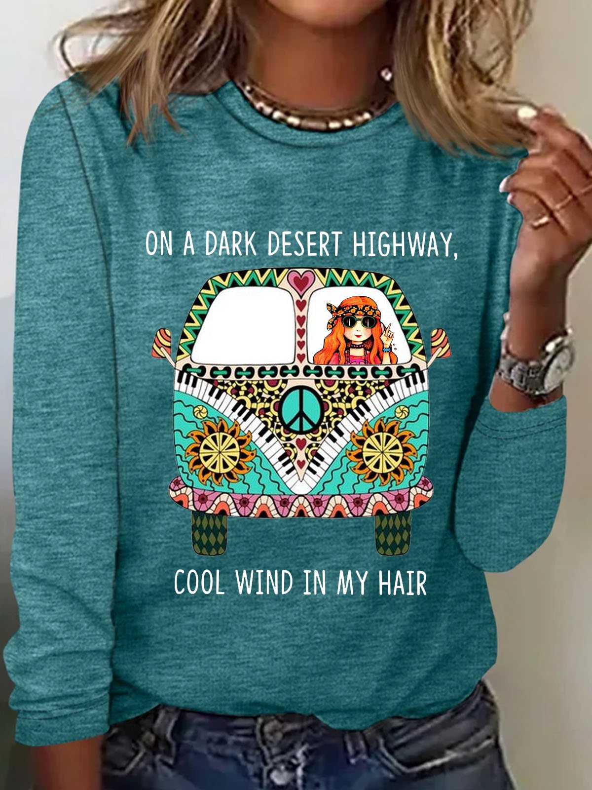 Hippie Desert Highway T-shirt