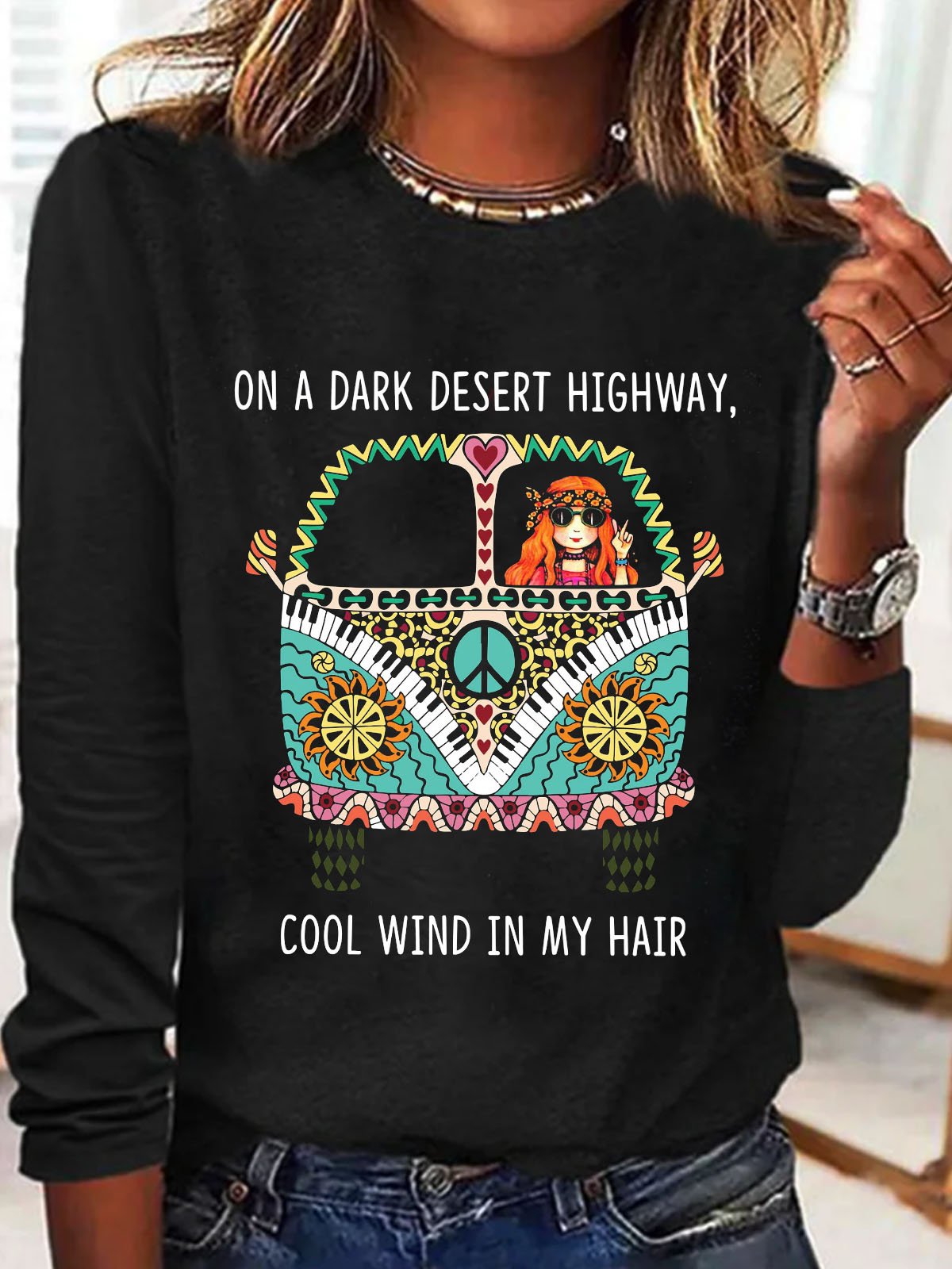 Hippie Desert Highway T-shirt