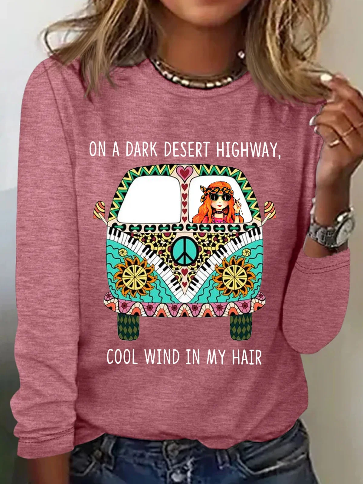 Hippie Desert Highway T-shirt