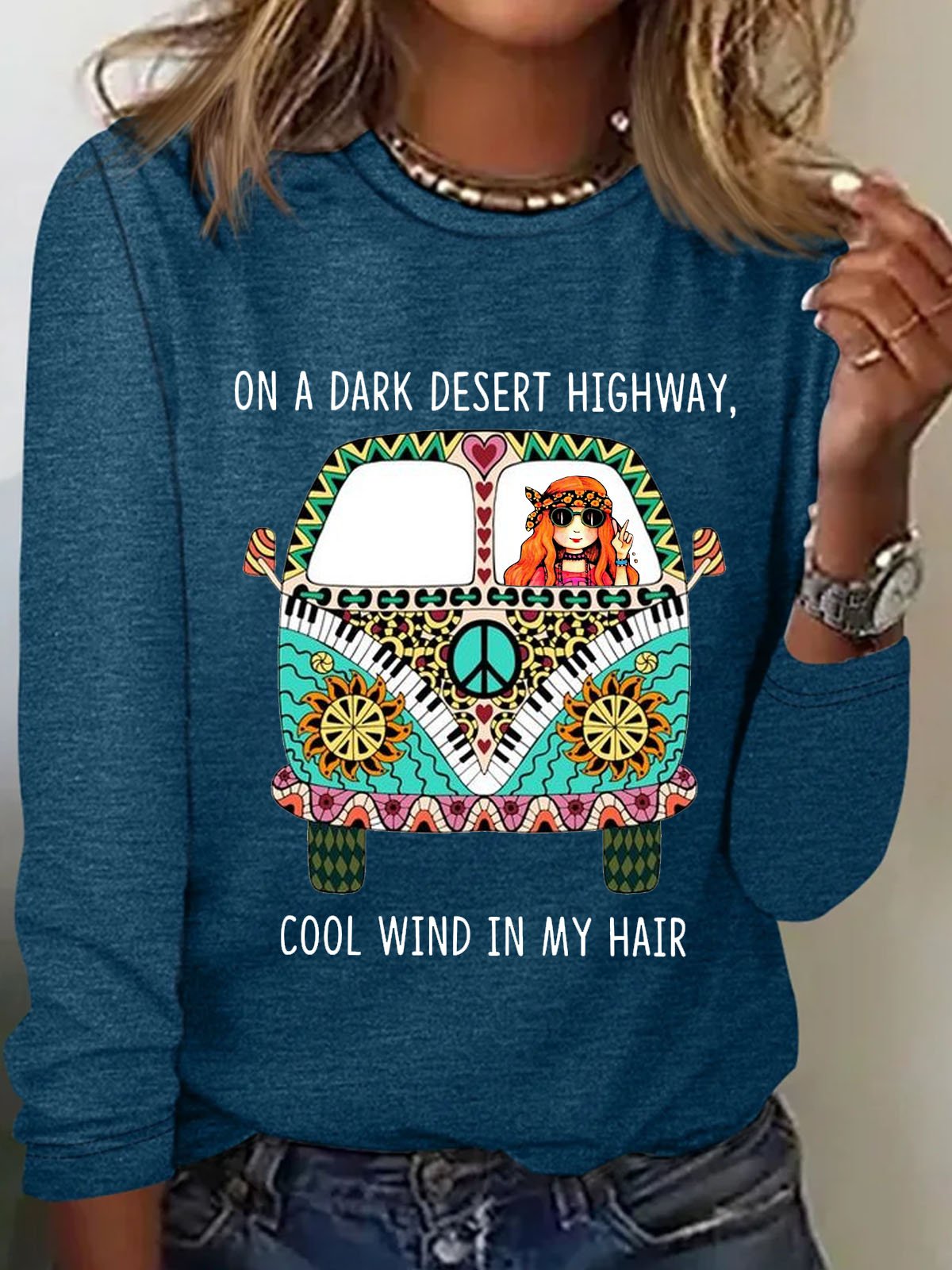 Hippie Desert Highway T-shirt