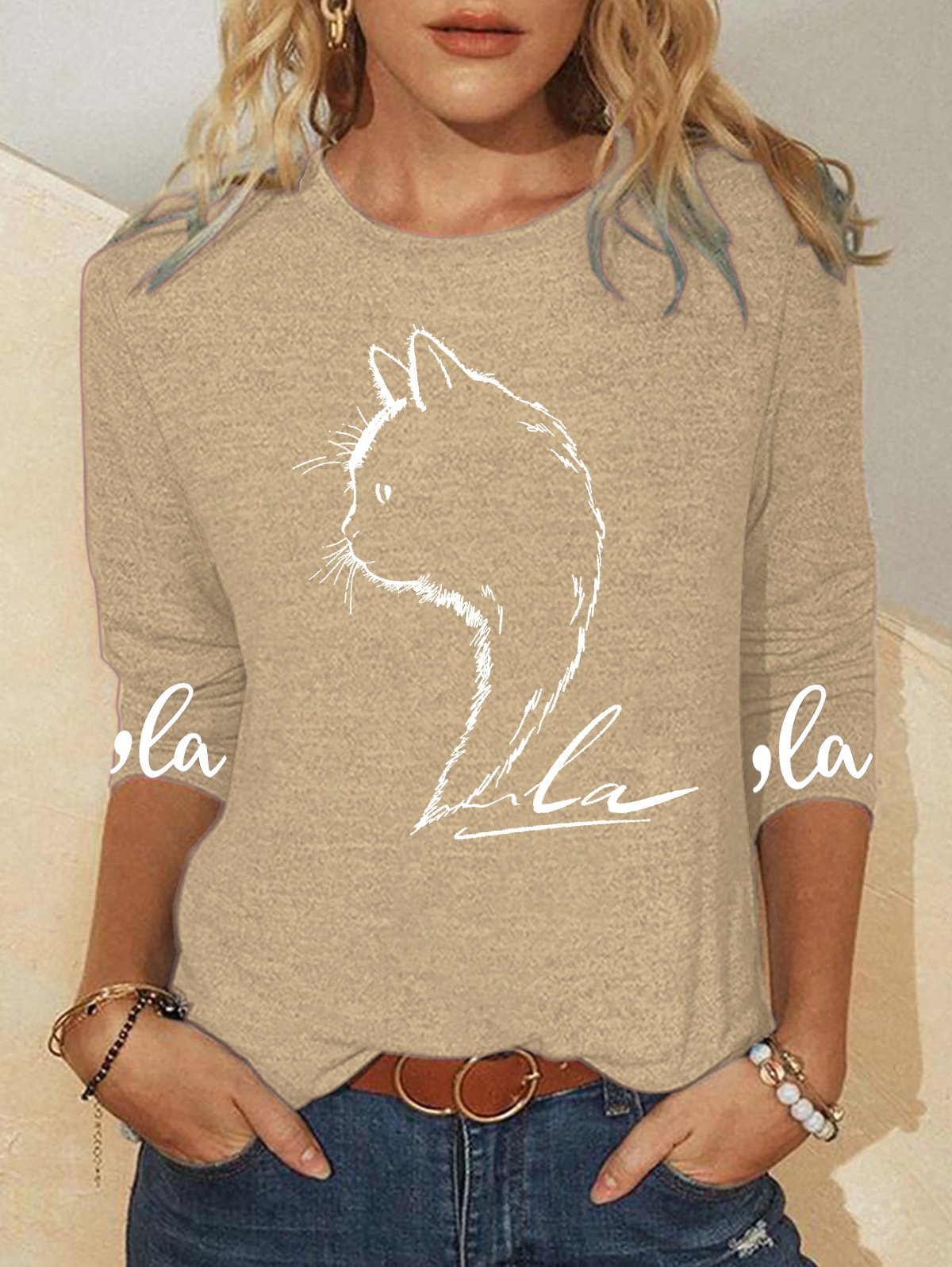 Comma La Cat T-shirt