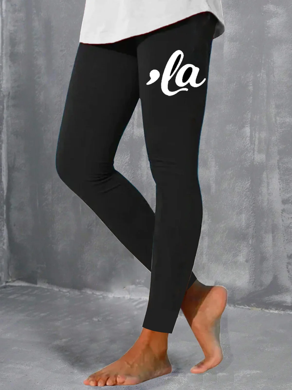 Women's Comma La Print Tight Leggings