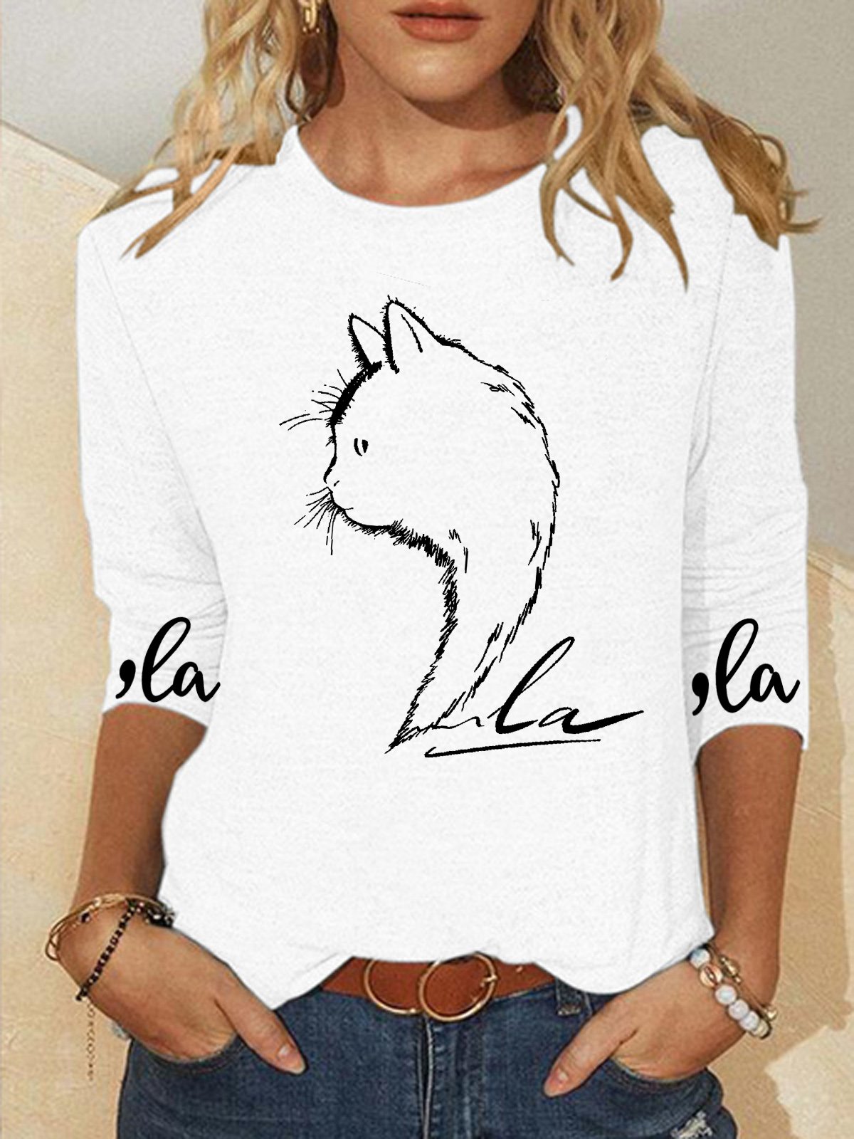 Comma La Cat T-shirt