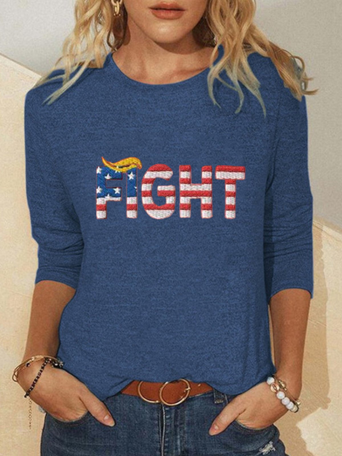 Fight Printed T-shirt