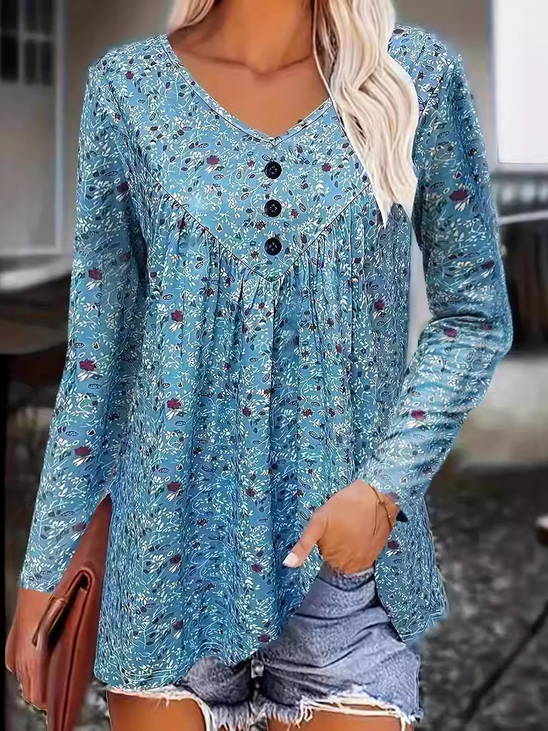 Casual Floral Blouse