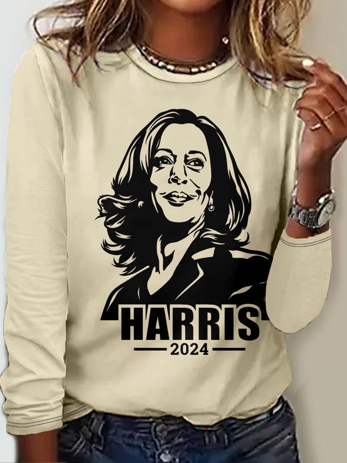 Kamala Harris 2024 President Png T-shirt