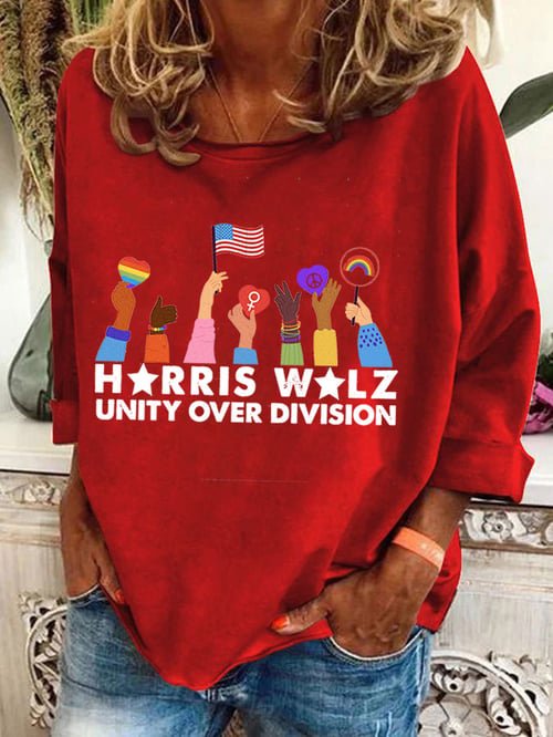 Women's Unity Over Division Print T-Shirt