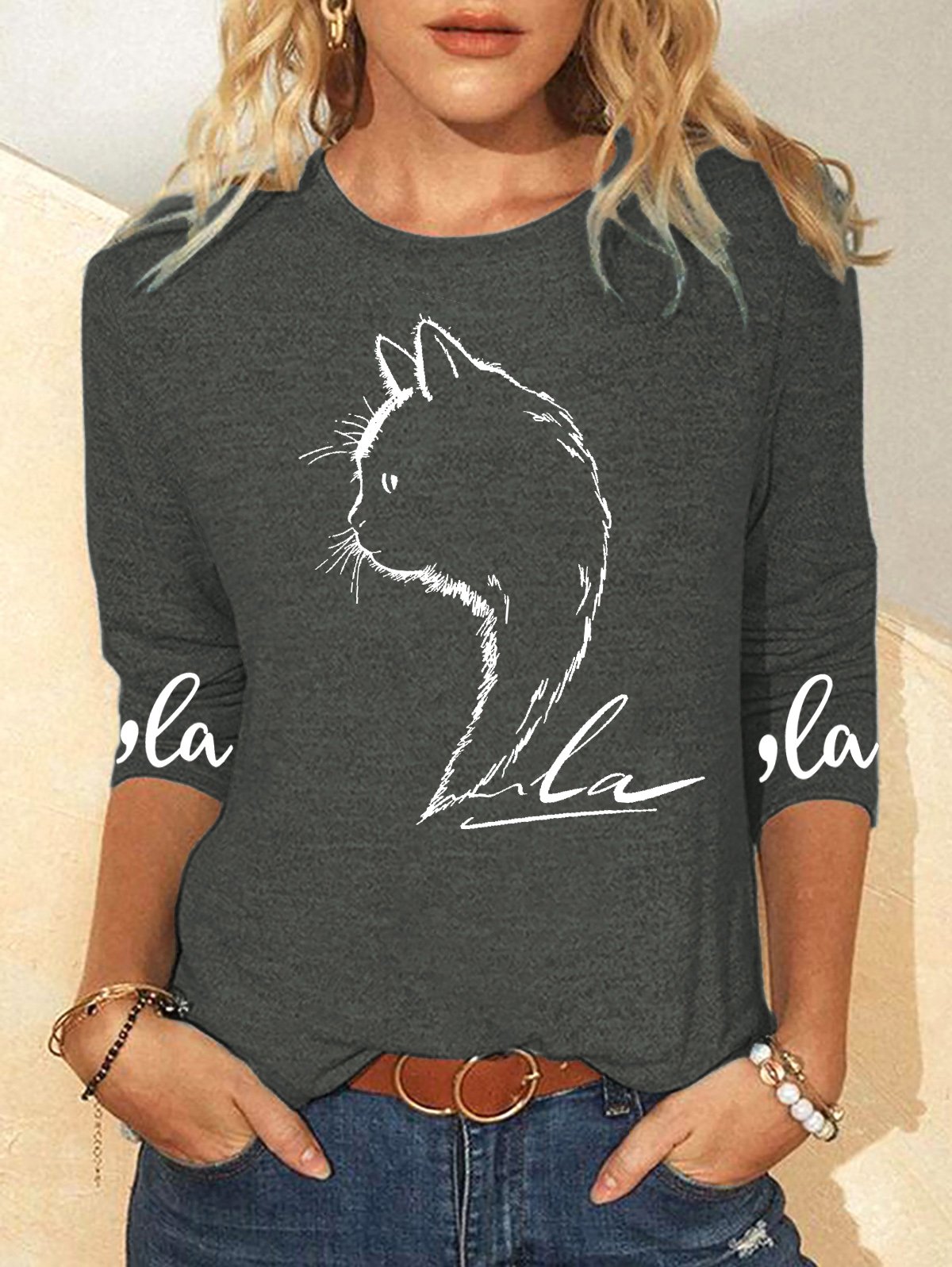 Comma La Cat T-shirt