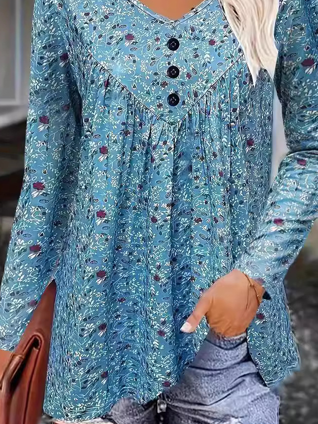 Casual Floral Blouse