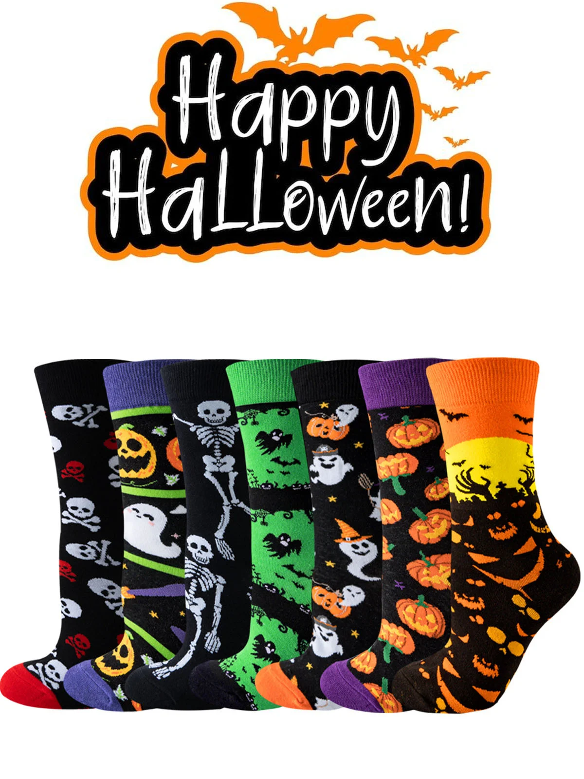 Halloween casual women's socks