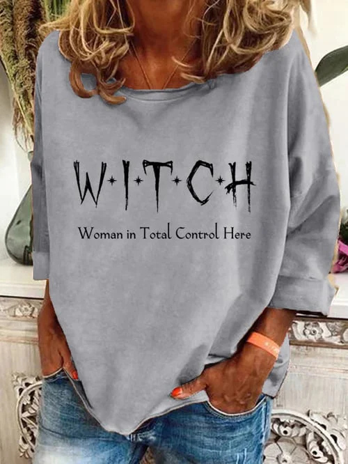 Loose Casual Halloween Sweatshirt