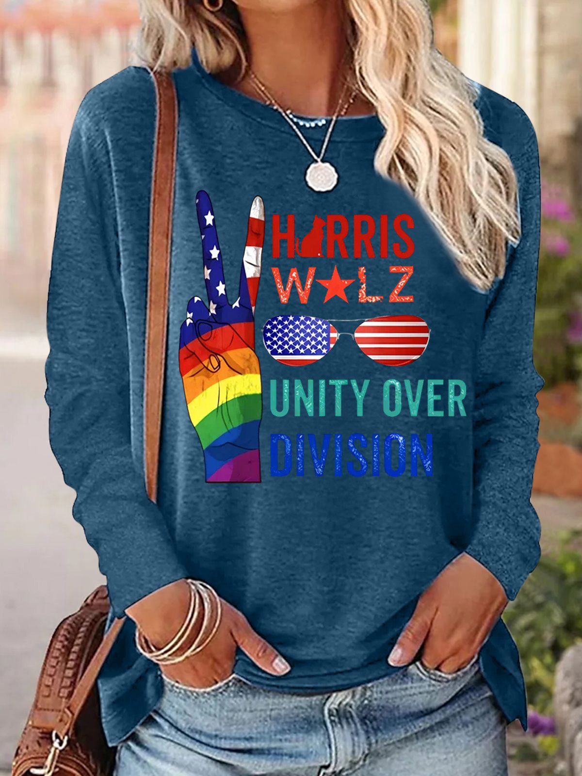 Women's Unity Over Division Print T-Shirt