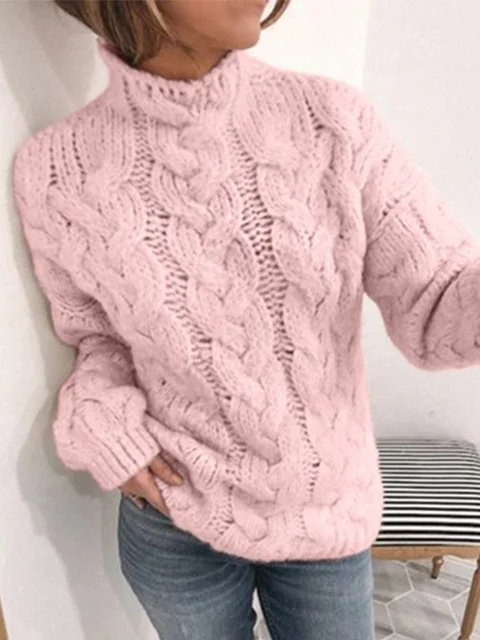 Yarn/Wool Yarn Casual Sweater