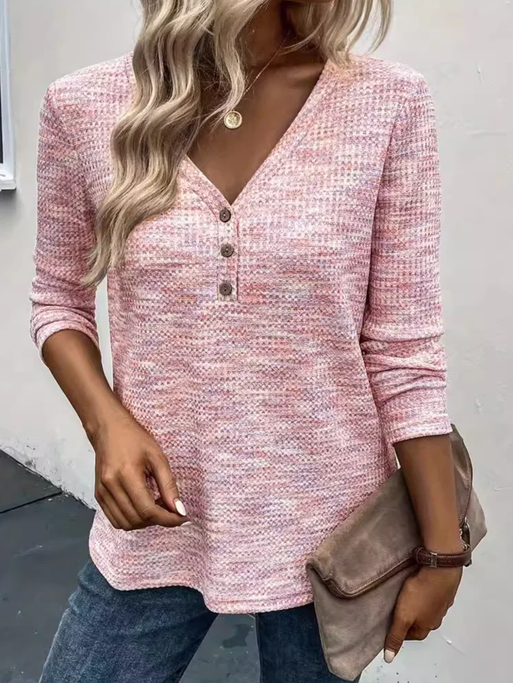 Jersey Loose Casual Blouse