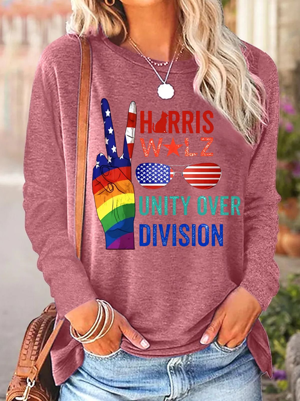 Women's Unity Over Division Print T-Shirt