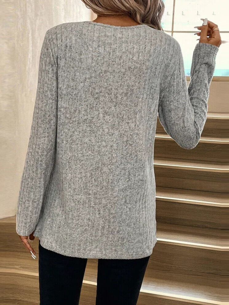 Women's Lace Crew Neck Daily Going Out Casual Top