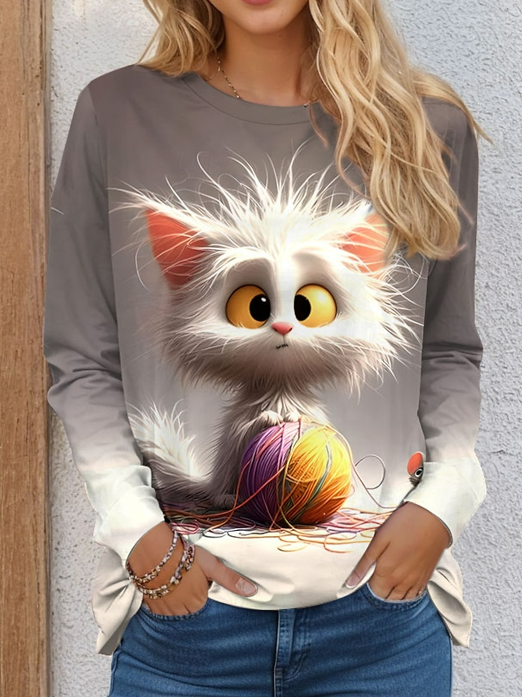 Fun Cat Casual T-Shirt