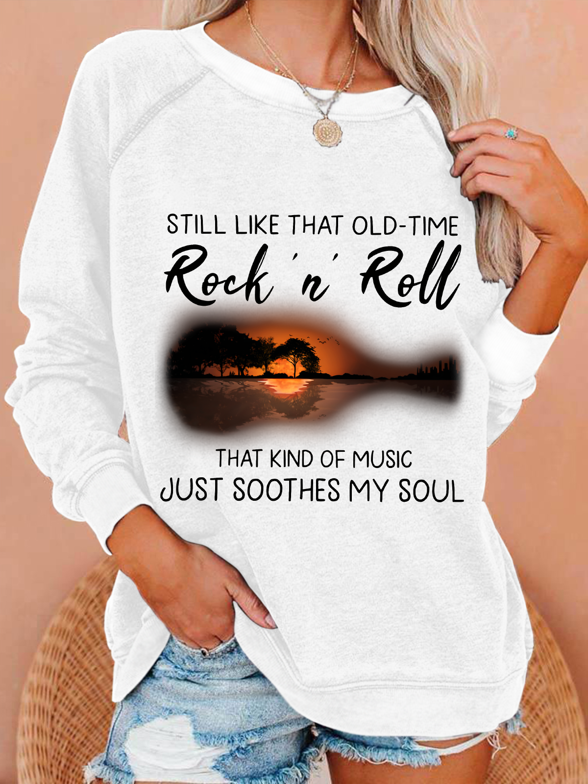 Rock Old Time Casual Sweatshirt