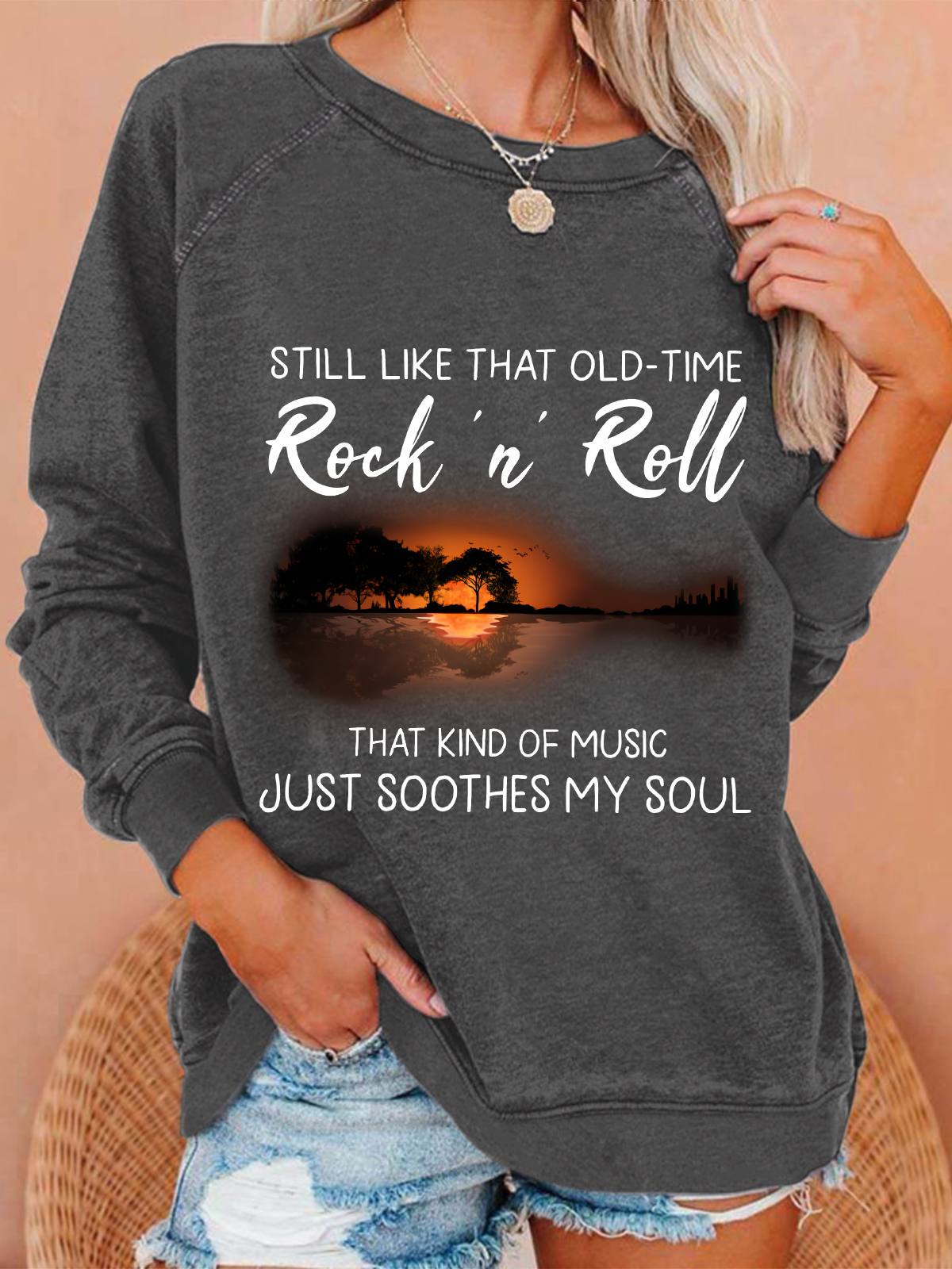 Rock Old Time Casual Sweatshirt