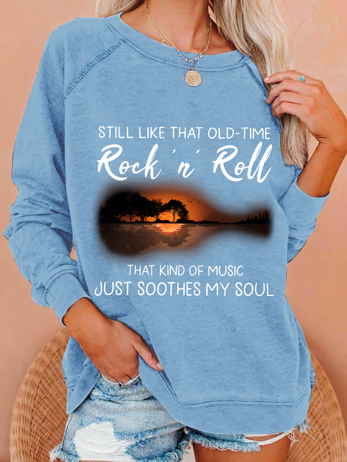 Rock Old Time Casual Sweatshirt