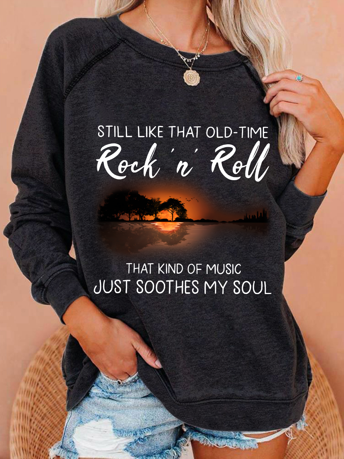 Rock Old Time Casual Sweatshirt