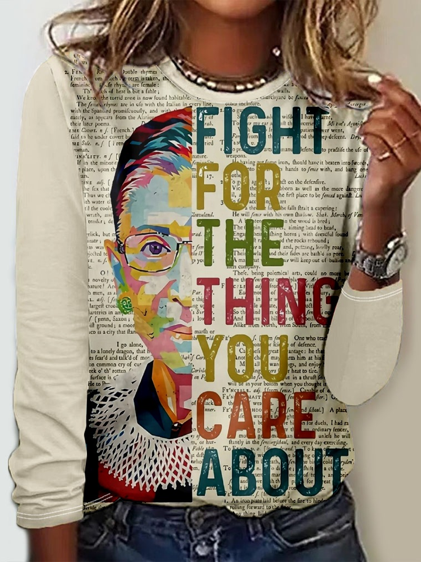 Fight For The Things You Care About Feminist Ruth T-Shirt