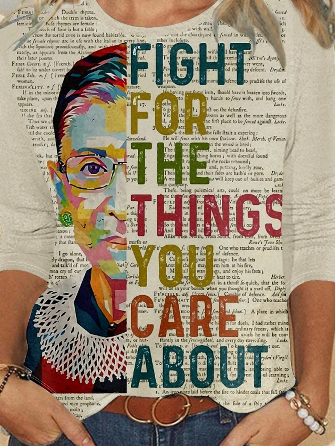 Fight For The Things You Care About Feminist Ruth T-Shirt