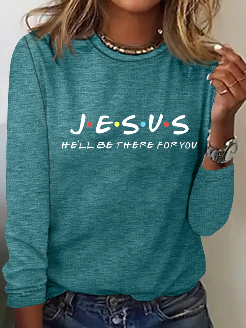 Jesus He'll Be There For You Casual Thanksgiving  T-shirt