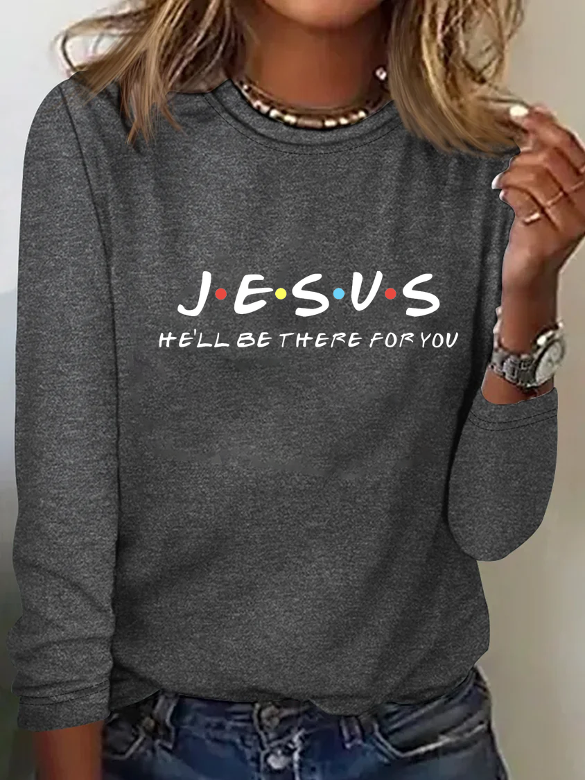 Jesus He'll Be There For You Casual Thanksgiving  T-shirt