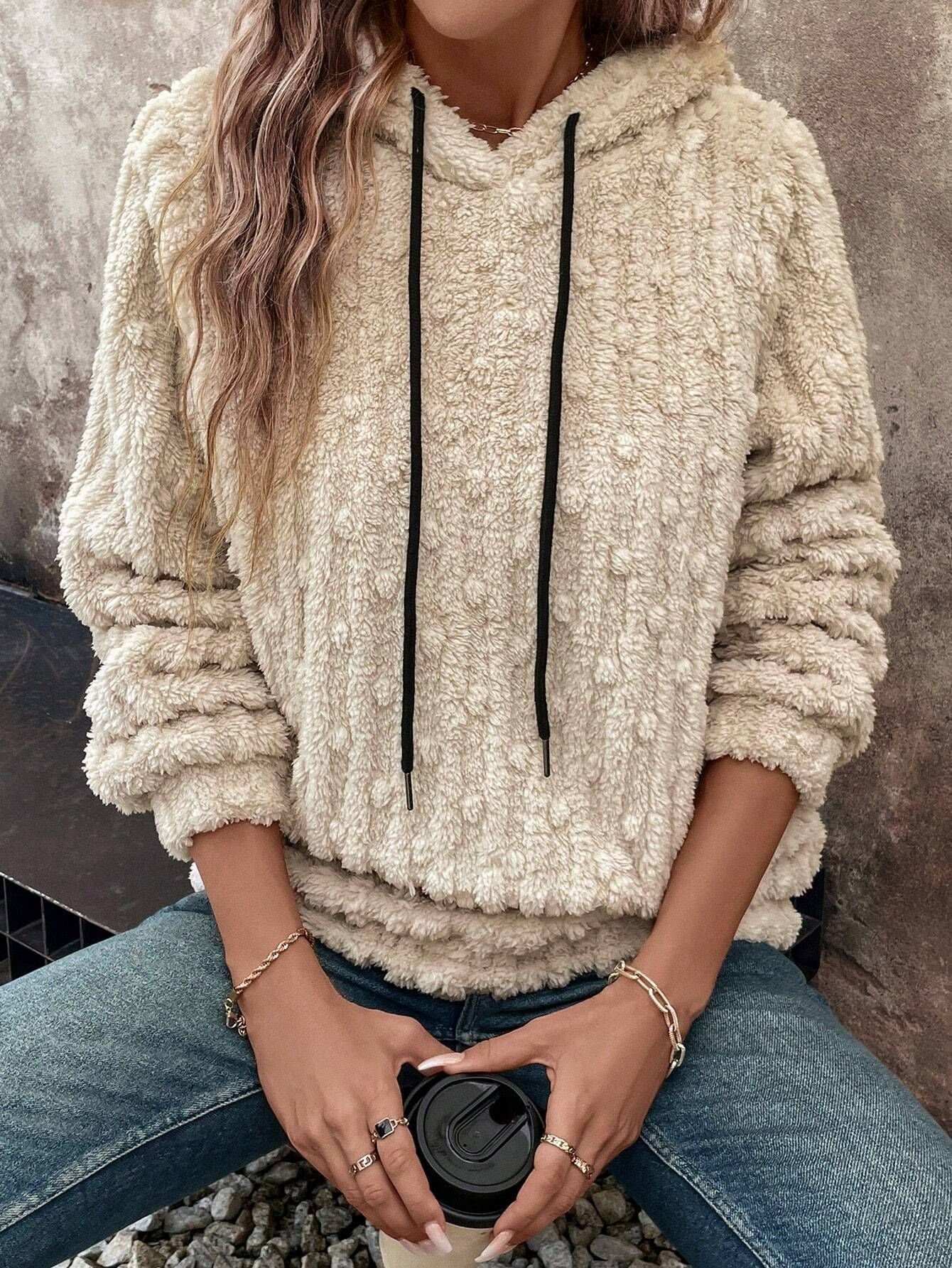 Floral Hoodie Casual Loose Sweatshirt