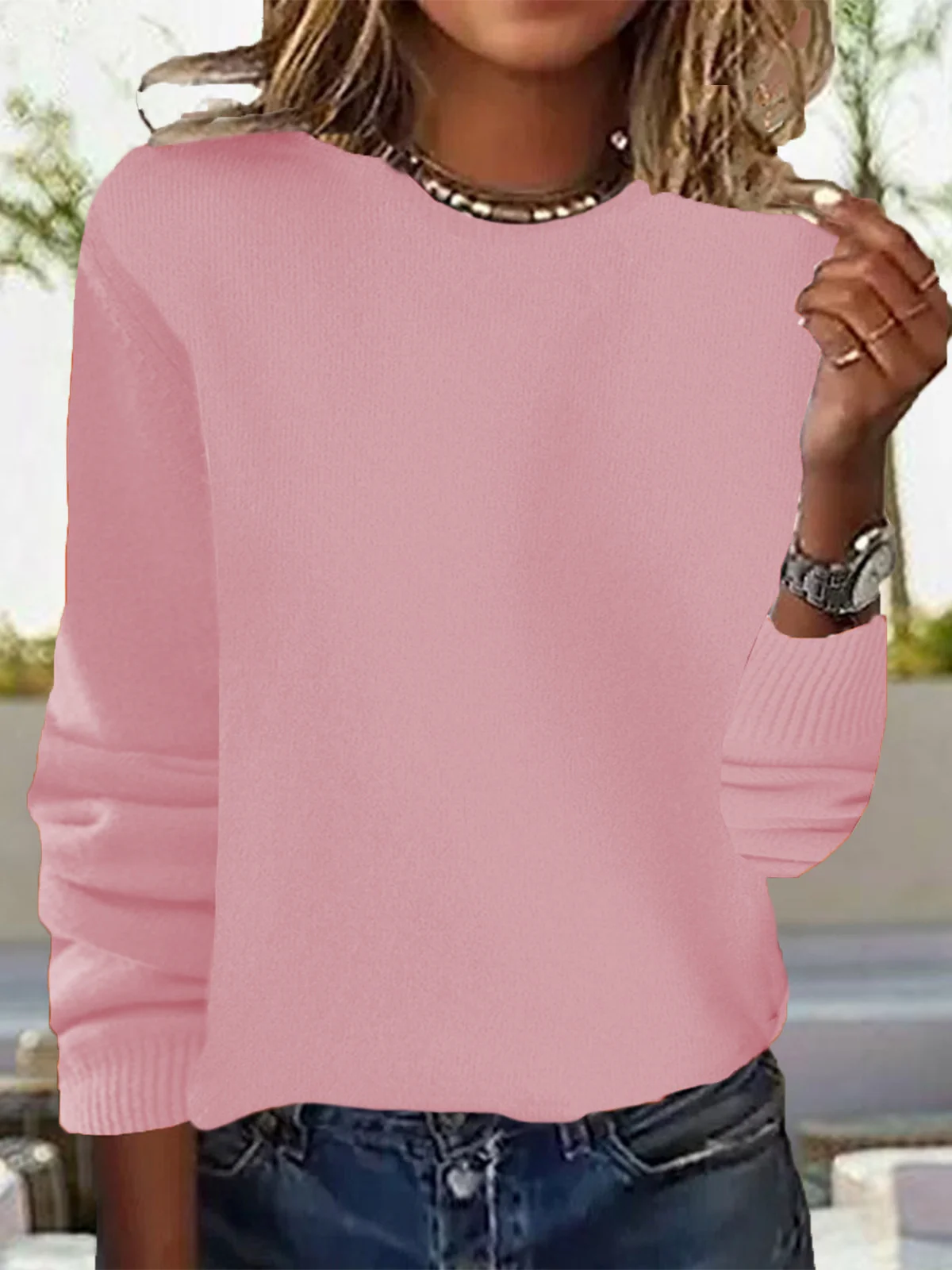 Casual Lace Sweater