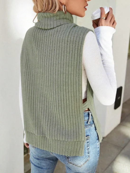 Casual Yarn/Wool Yarn Loose Sweater