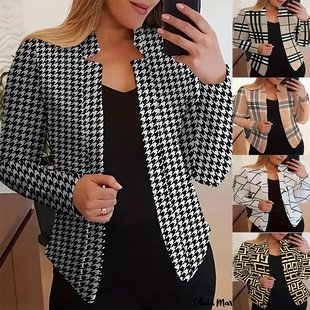 Wrap Geometric Loose Urban Blazer