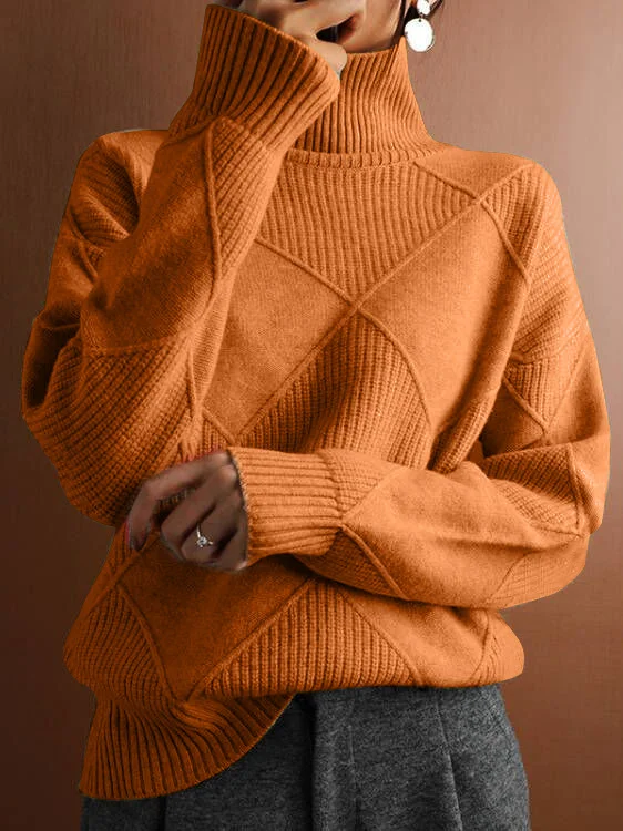 Turtleneck Casual Loose Sweater