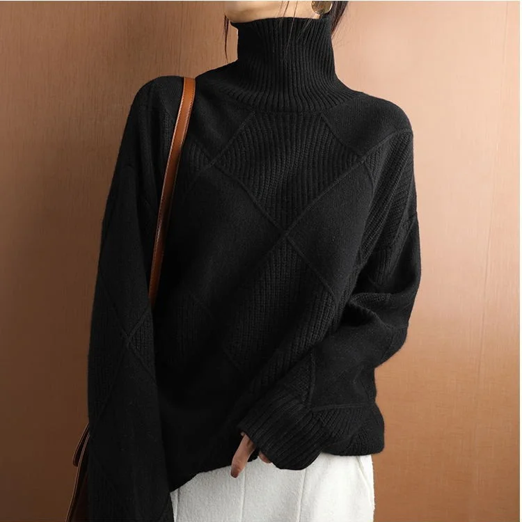 Turtleneck Casual Loose Sweater