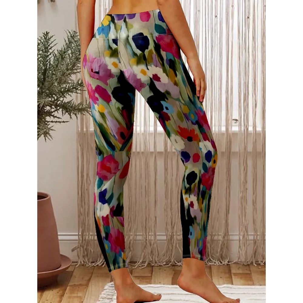 Casual Floral Leggings