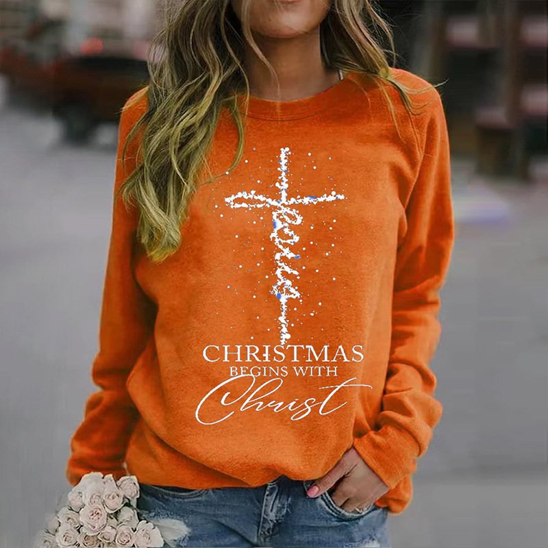 Christmas Casual Loose Sweatshirt