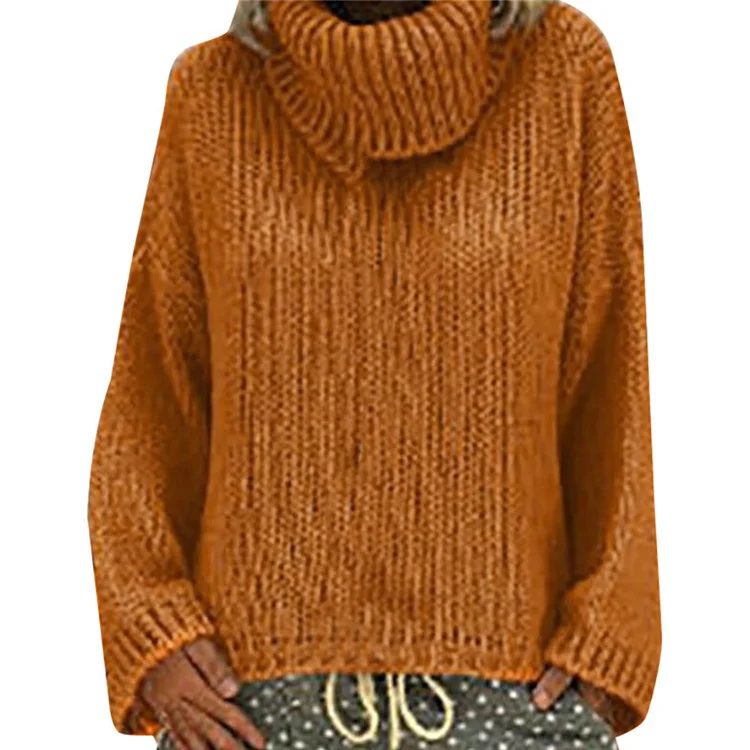 Yarn/Wool Yarn Plain Casual Sweater