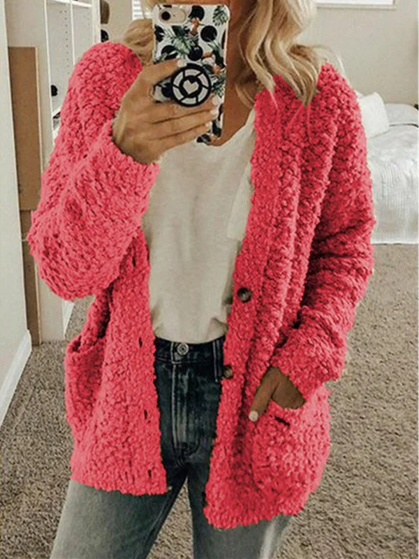 Casual Teddy Velvet Loose Jacket