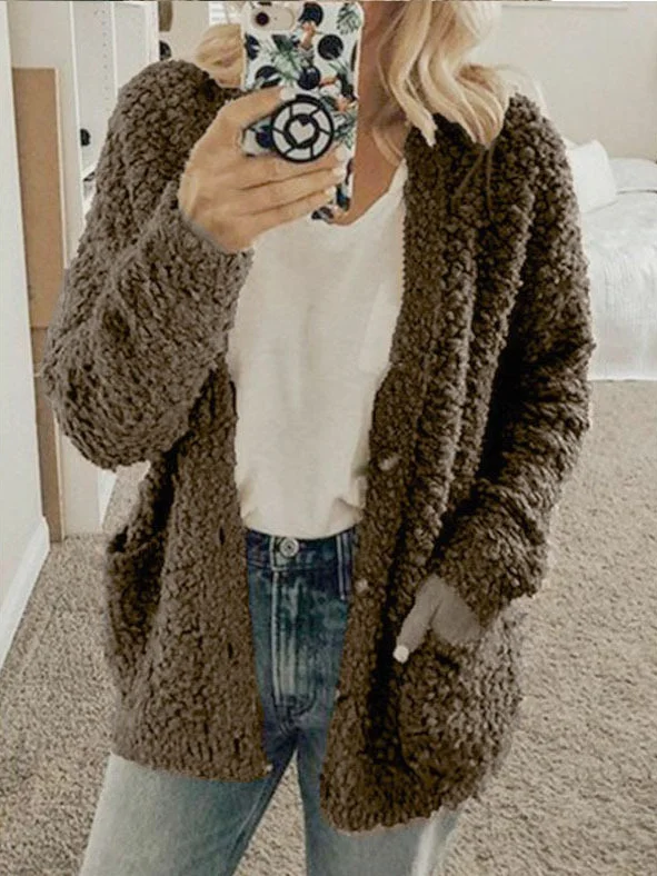 Casual Teddy Velvet Loose Jacket