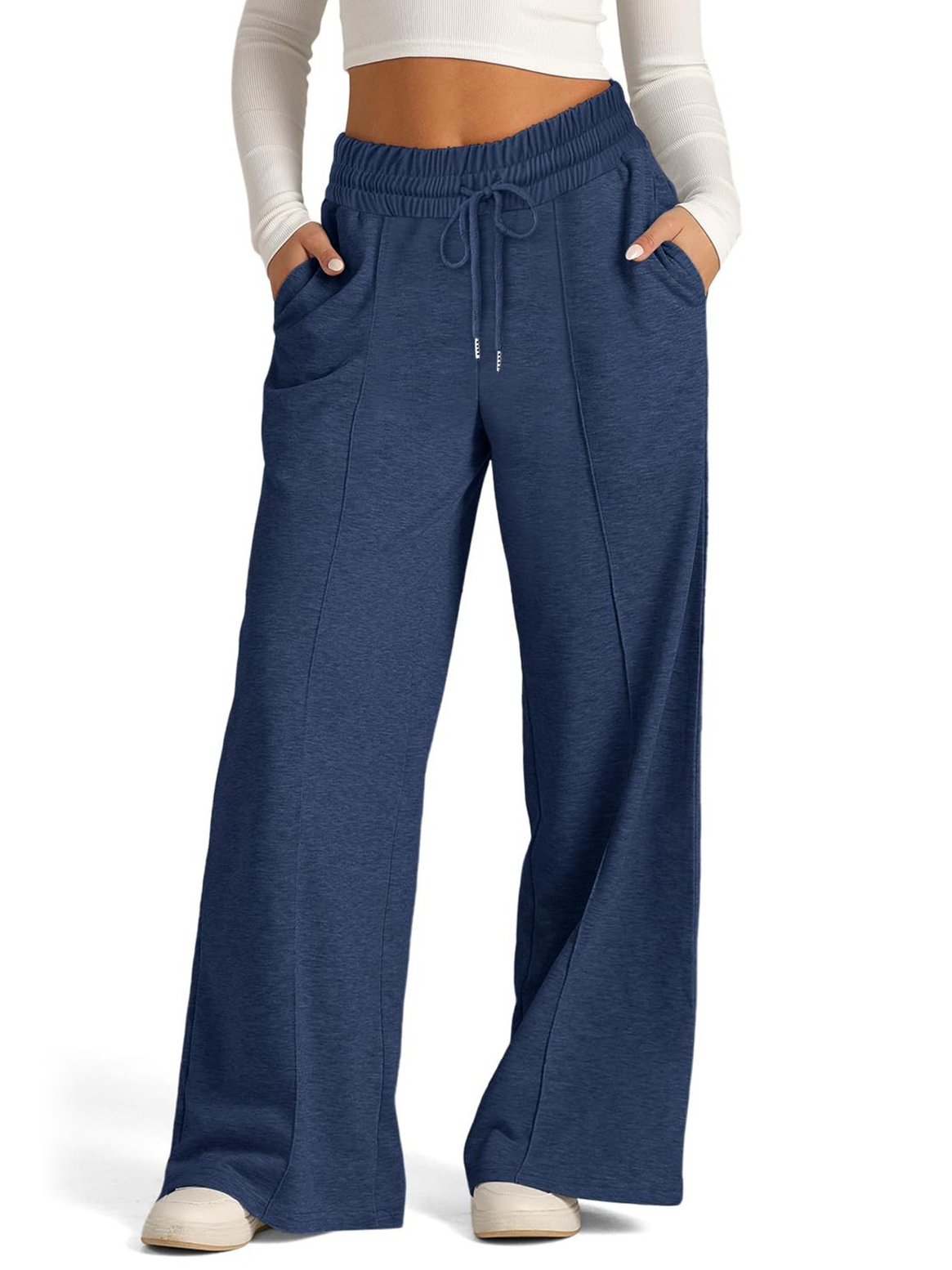 Jersey Plain Casual Pants